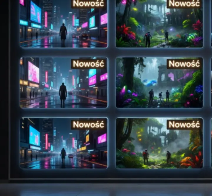Kinowe karty z nowymi premierami gier Xbox i screenami z rozgrywki