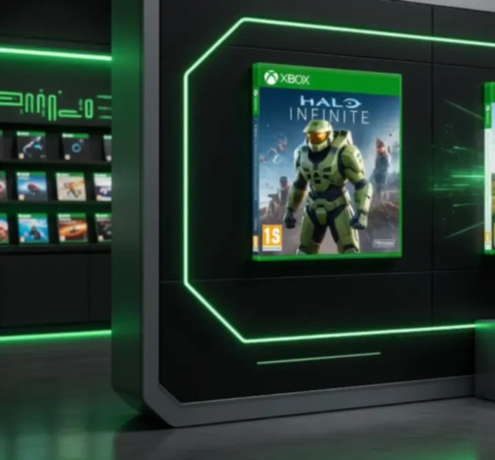 Cinematiczne stanowisko Xbox z najwyżej ocenianymi grami